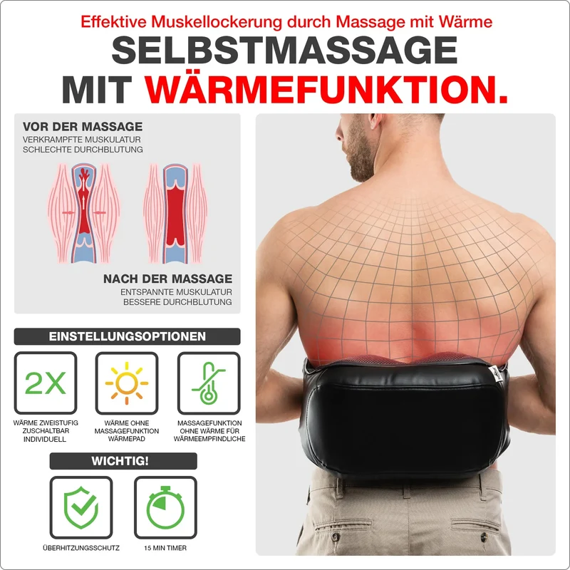 Shiatsu und Klopfmassagegerät KLOPFY