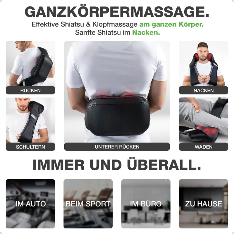Shiatsu und Klopfmassagegerät KLOPFY
