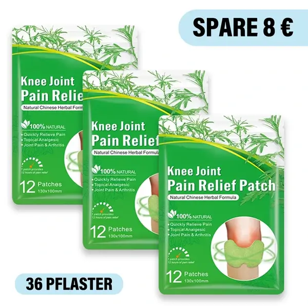 KneeRelief™️ natürliches Knie‑Schmerzpflaster