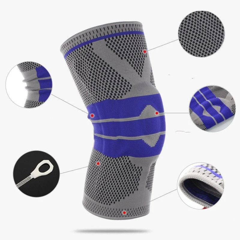 FitPro™ Silikon Kniebandage mit Kompressionsunterstützung
