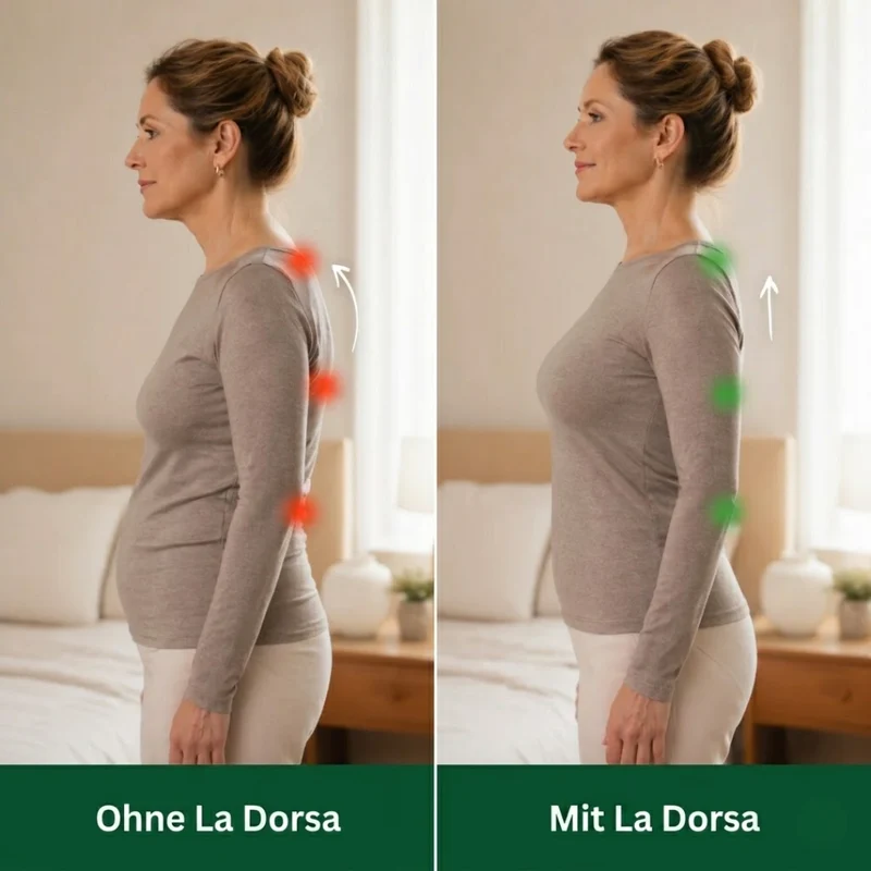 La Dorsa - Der Haltungs-BH, entwickelt von Physiotherapeutinnen, für deinen Körper in den Wechseljahren.