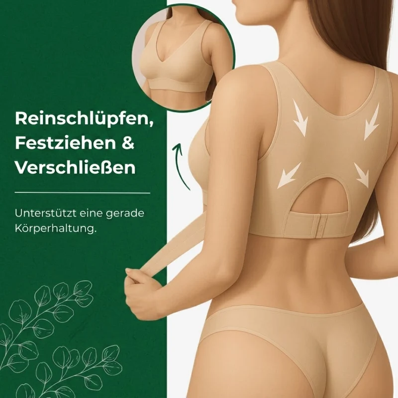 La Dorsa - Der Haltungs-BH, entwickelt von Physiotherapeutinnen, für deinen Körper in den Wechseljahren.