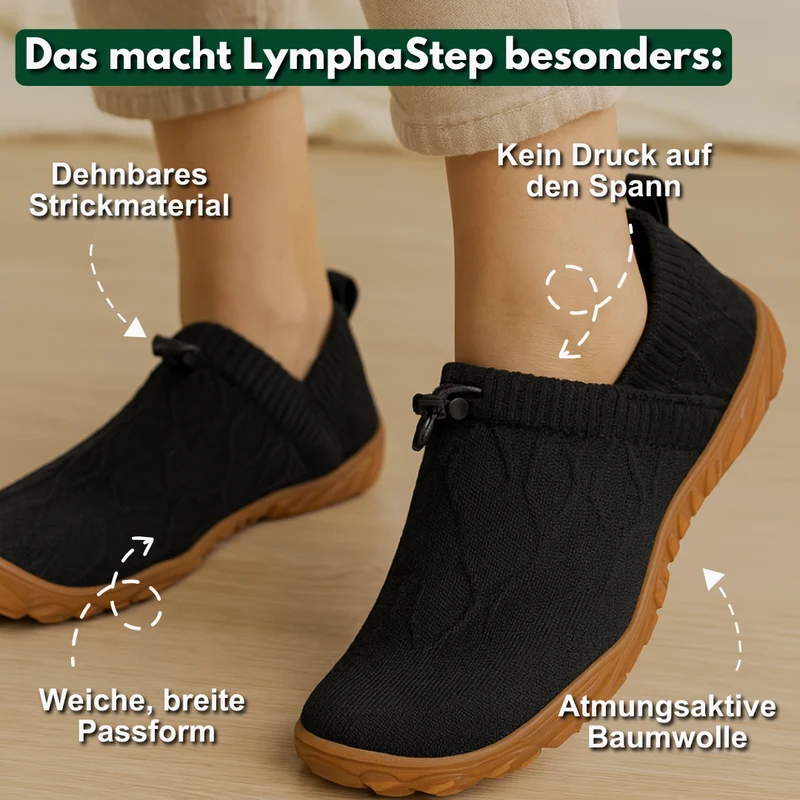 LymphaStep™ | Barfußschuhe gegen Wassereinlagerung