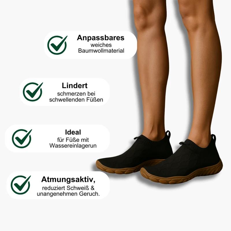 LymphaStep™ | Barfußschuhe gegen Wassereinlagerung