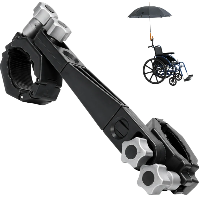Universeller Regenschirmhalter für Rollstühle und Rollatoren