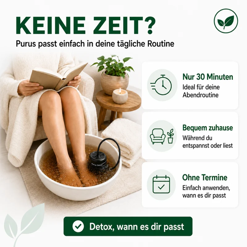 Purus Detox Fußbad – Sanfte Entgiftung