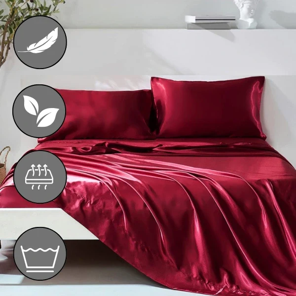 LuxeDream™ Polyester-Satinbettwäsche