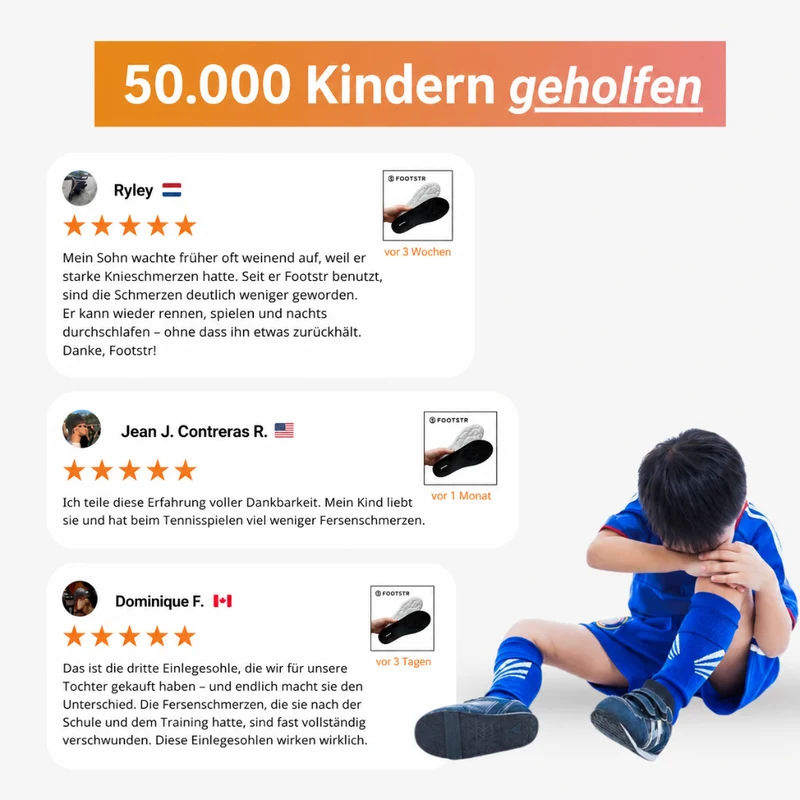 KidsStep - Jeder Schritt ohne Schmerzen, für wachsende Füße.