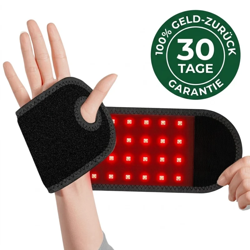 LumiWrist - Rotlicht trifft Präzision. Schmerzfrei von innen heraus.