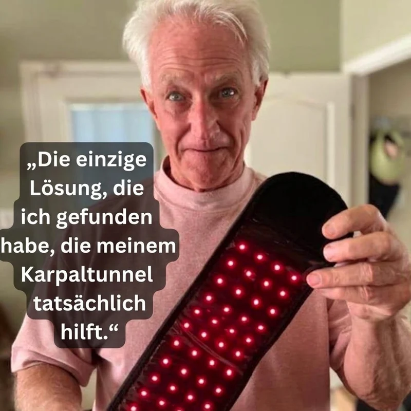 LumiWrist - Rotlicht trifft Präzision. Schmerzfrei von innen heraus.