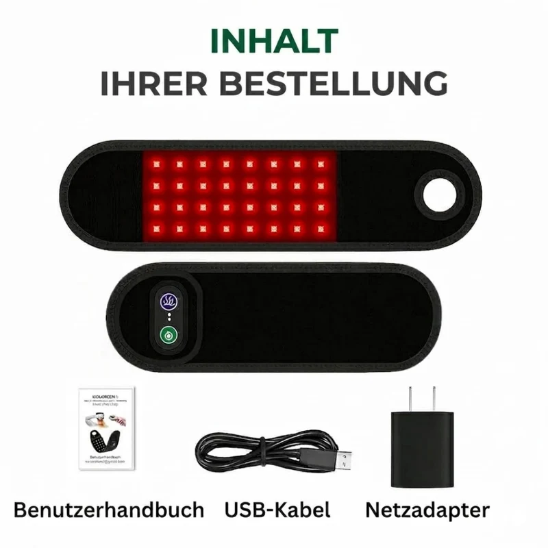 LumiWrist - Rotlicht trifft Präzision. Schmerzfrei von innen heraus.