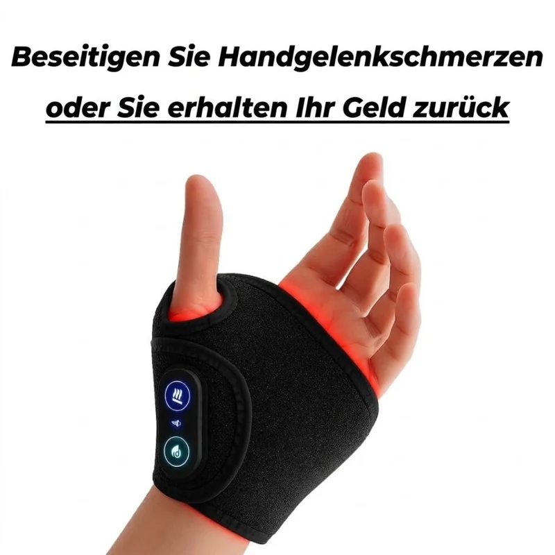 LumiWrist - Rotlicht trifft Präzision. Schmerzfrei von innen heraus.