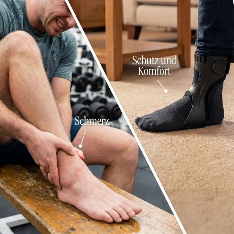 SchritSicher - Fußhebestütze / Fußheber-Schiene