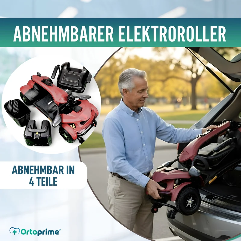 Elektro-Scooter der Neuesten Generation | Große 24cm Räder
