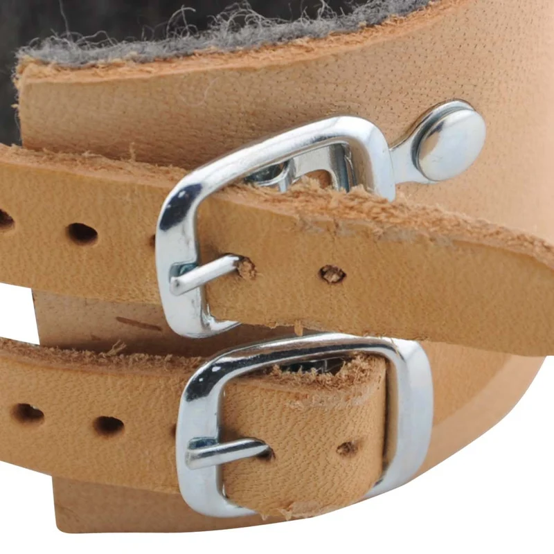 MC24® Handgelenkriemen aus Leder, 2-Schnallen, gefüttert, Gr. 16-22