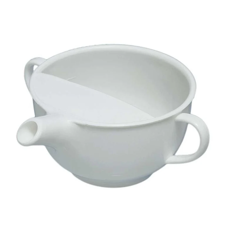 Behrend Schnabeltasse, Kunststoff oder Porzellan, Henkel, weiß, 200ml