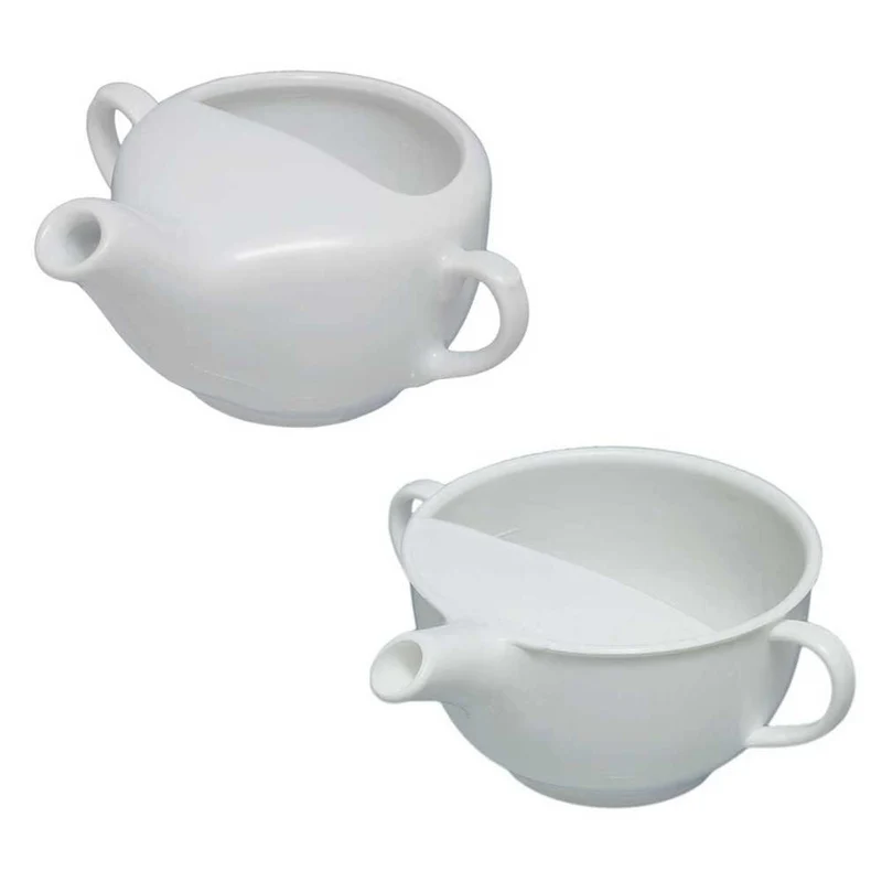 Behrend Schnabeltasse, Kunststoff oder Porzellan, Henkel, weiß, 200ml