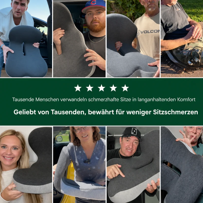 SitWell - Jeder Stuhl. Jede Stunde. Null Schmerzen.