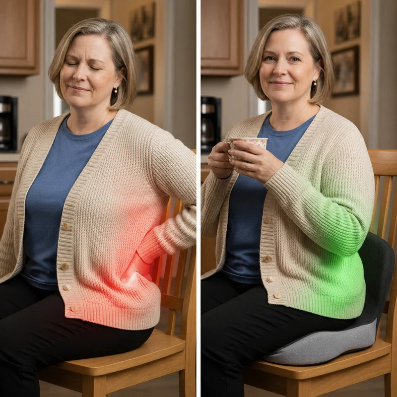 SitWell - Jeder Stuhl. Jede Stunde. Null Schmerzen.