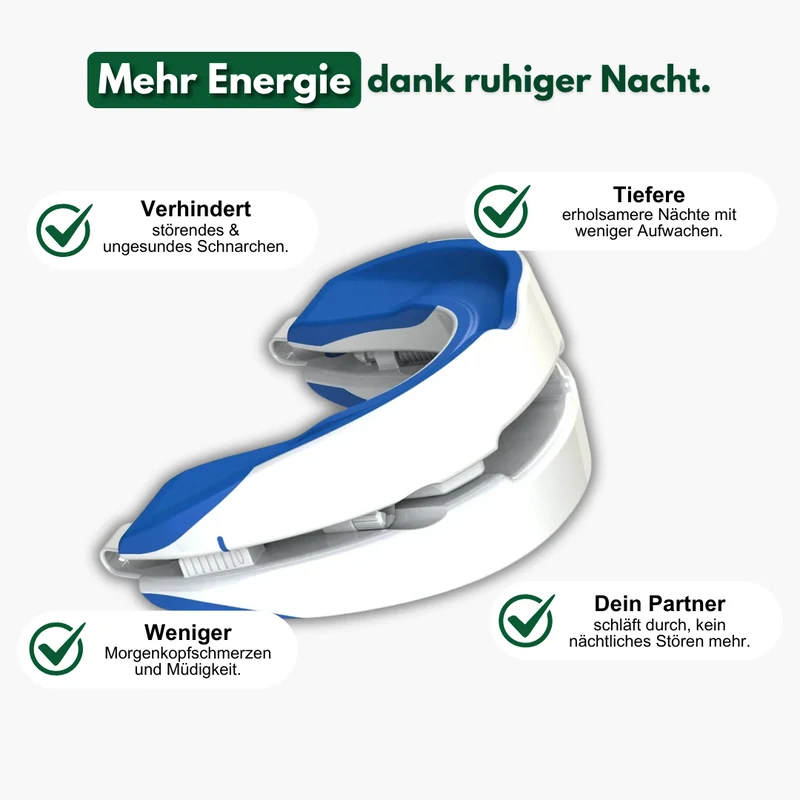Ruhebiss - Schnarchen raubt dir mehr als Schlaf.