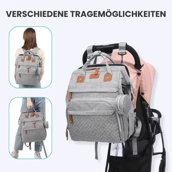 BabyBliss™ Pro Wickeltasche mit Wickelstation