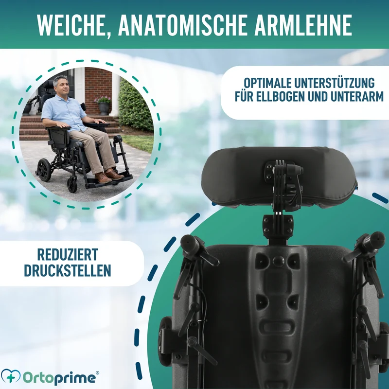 Positionierungsrollstuhl mit Kippfunktion | Anti-Dekubitus