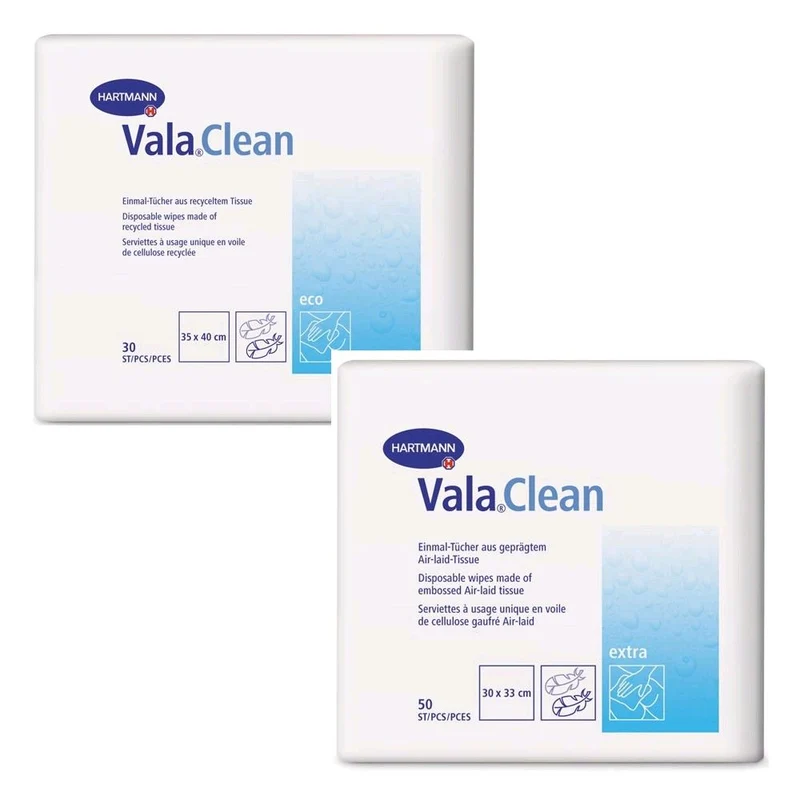 Einmal-Tücher Vala®Clean von Hartmann, Varianten eco oder extra