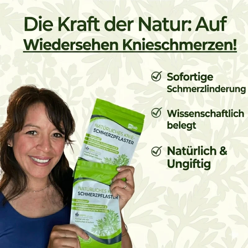 KneeRelief Pro™ — Natürliche Schmerzlinderung. Direkt am Knie.