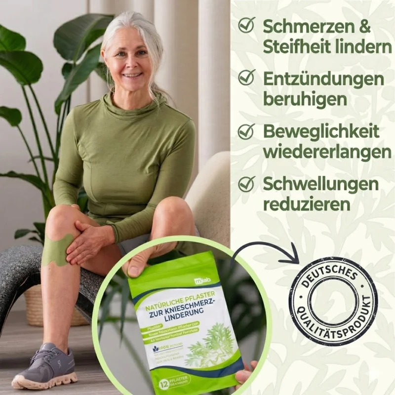 KneeRelief Pro™ — Natürliche Schmerzlinderung. Direkt am Knie.