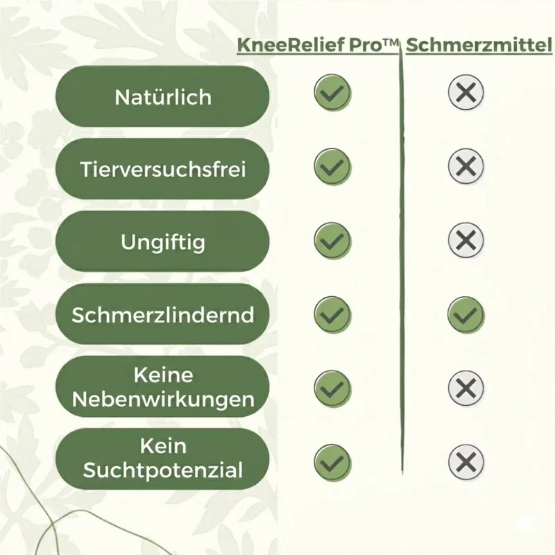 KneeRelief Pro™ — Natürliche Schmerzlinderung. Direkt am Knie.