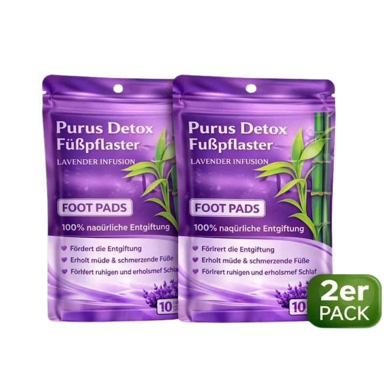 10 Purus Detox Fußpflaster – Sanfte Entgiftung