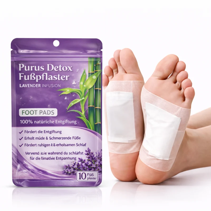 10 Purus Detox Fußpflaster – Sanfte Entgiftung