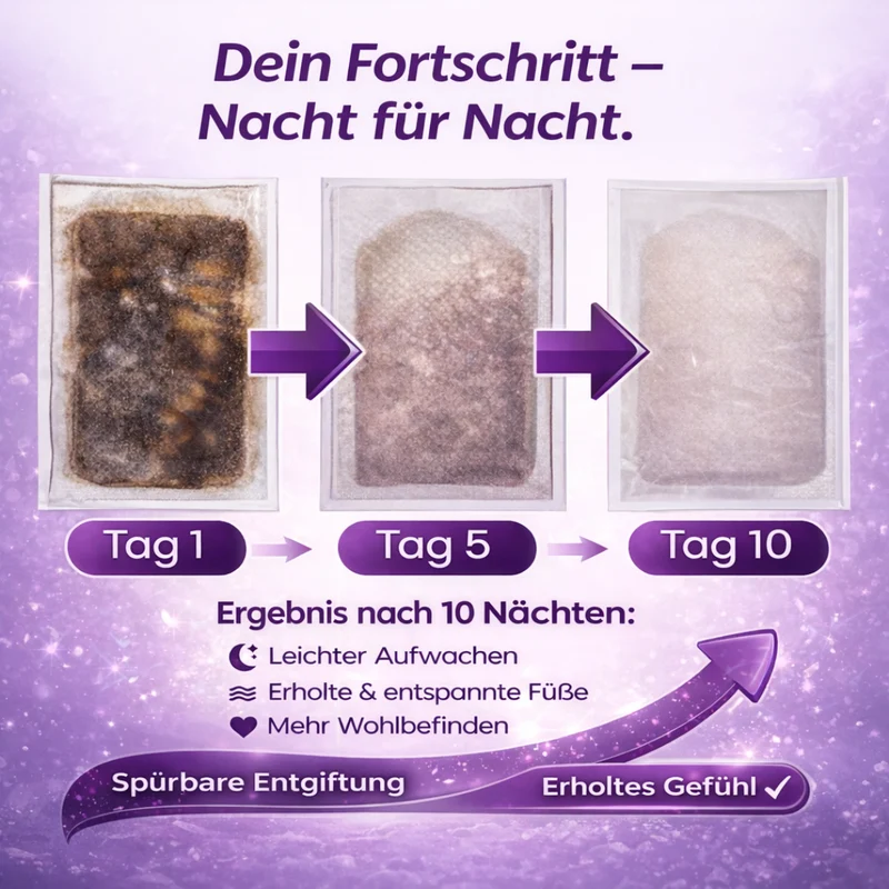 10 Purus Detox Fußpflaster – Sanfte Entgiftung