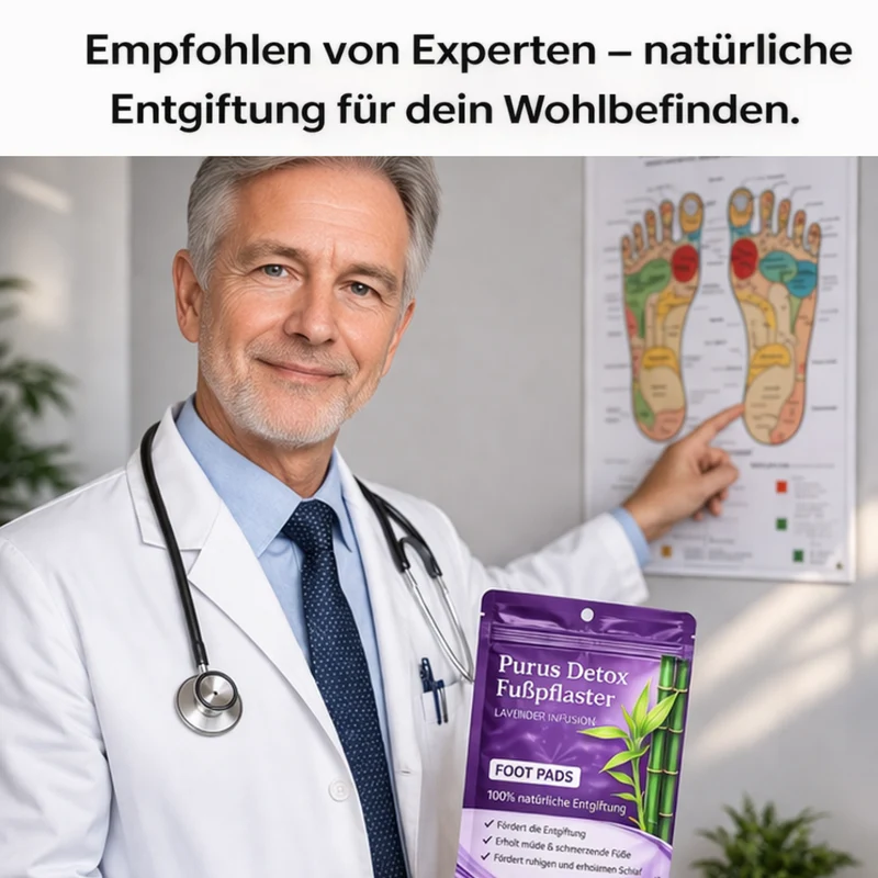 10 Purus Detox Fußpflaster – Sanfte Entgiftung