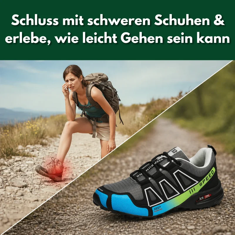 OrthoTrekking - ergonomischer schmerzlindernder Trekking u.- Wanderschuh