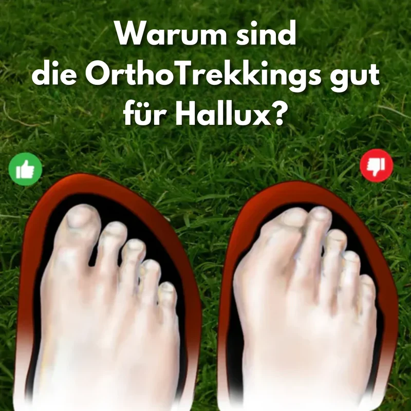 OrthoTrekking - ergonomischer schmerzlindernder Trekking u.- Wanderschuh