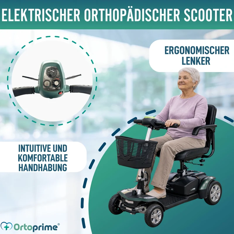 Elektroroller Zerlegbar | Lithium-Batterie 40Ah