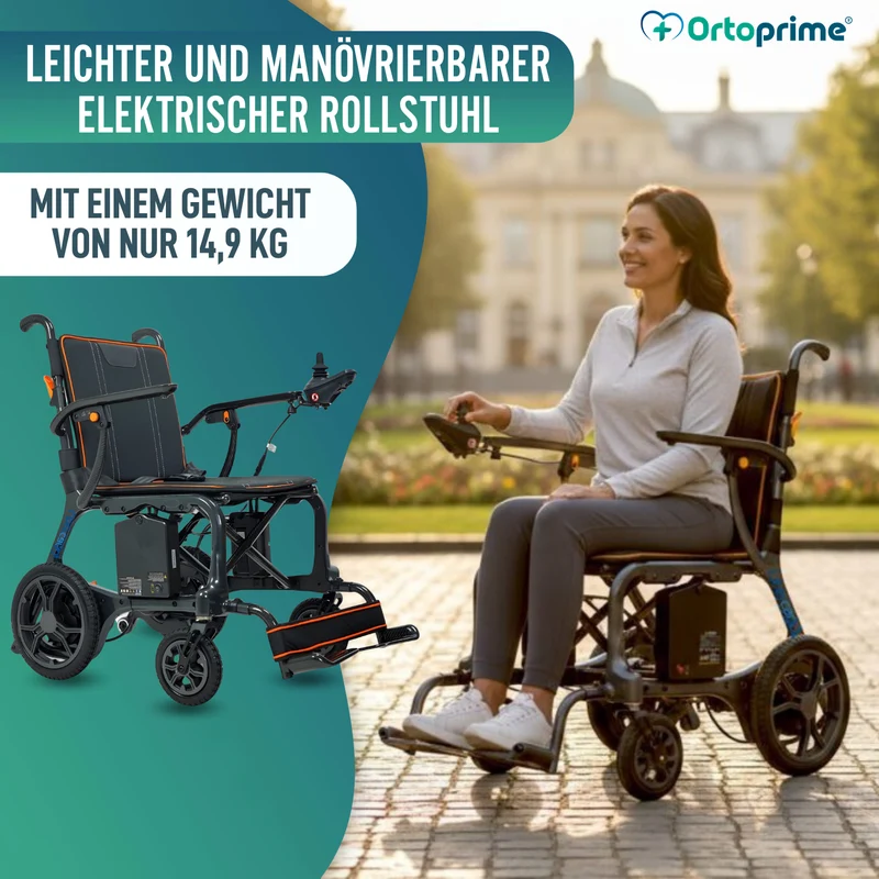 Ultraleichter Elektrorollstuhl mit Brushless Motoren
