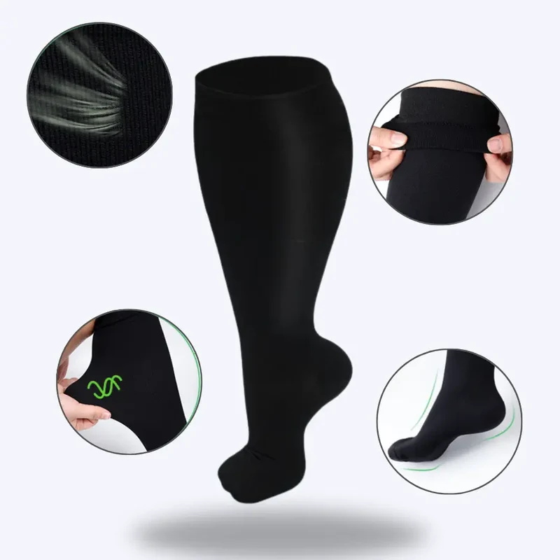 Extra weite Kompression Socken - CircuPlus Med