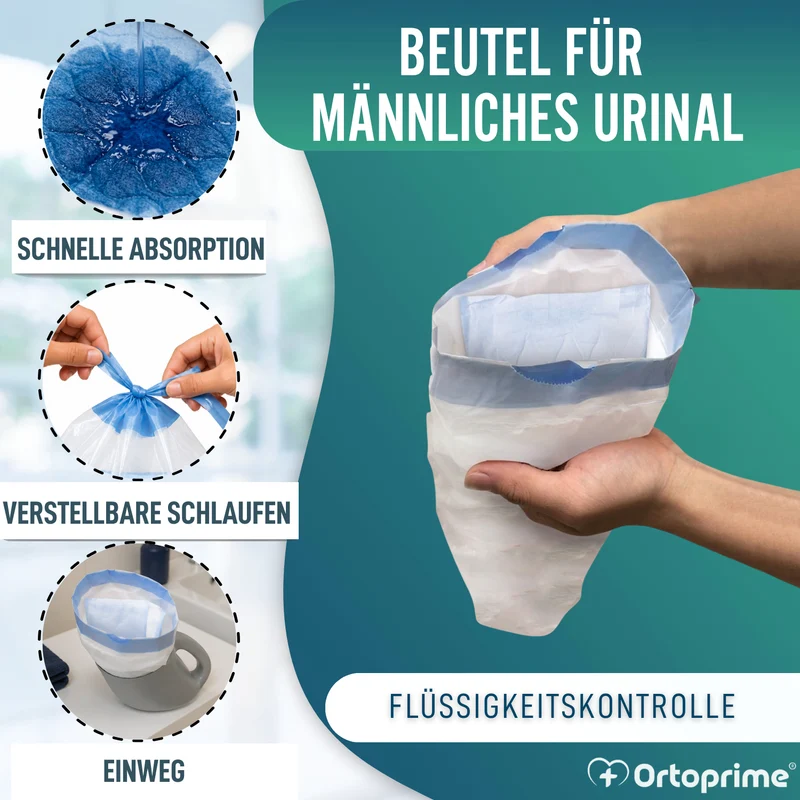 Einweg-Hygienebeutel für Männliche Urinale 600 ml