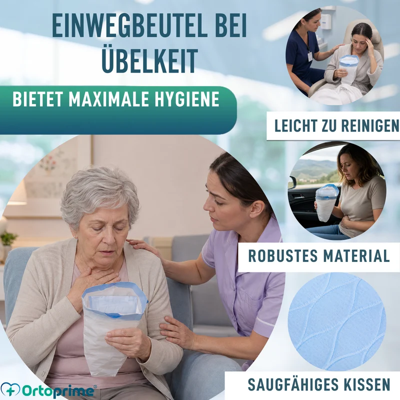 Einweg-Hygienebeutel für Erbrochenes | 20 Stück Pack