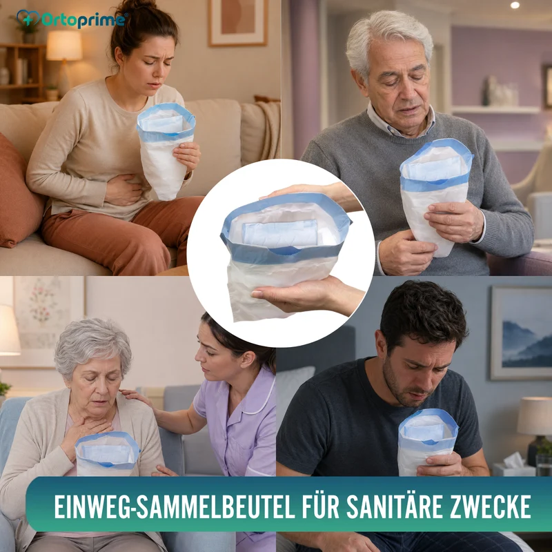 Einweg-Hygienebeutel für Erbrochenes | 20 Stück Pack