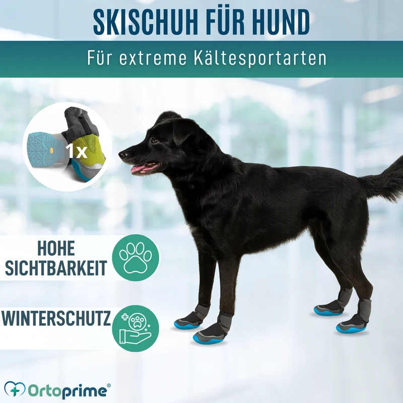 Hoher Winterstiefel für Hunde | Rutschfeste Sohle
