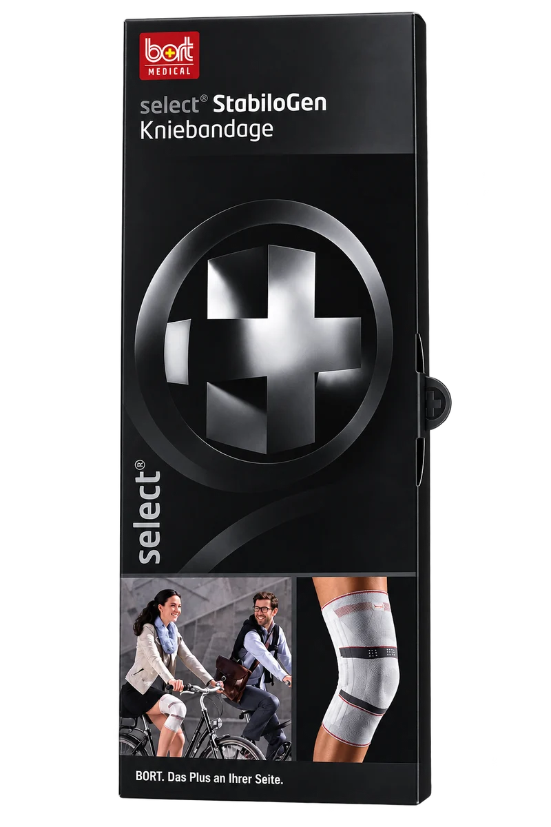 BORT Select StabiloGen® Kniebandage, antimikrobiell, Klimaregulierung