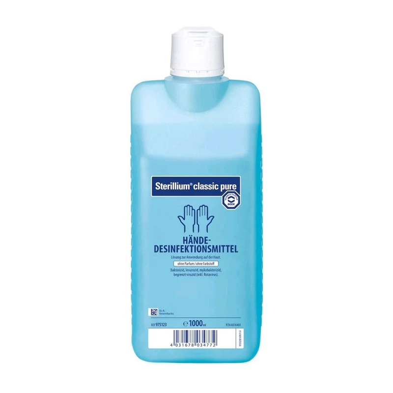 Bode Sterillium Classic Pure Händedesinfektion 10x 1000ml, Dosierpumpe