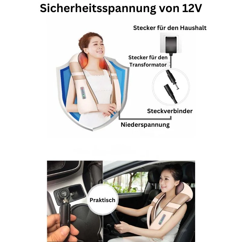 TheraEase™ Multifunktionalen Shiatsu Therapie Massager