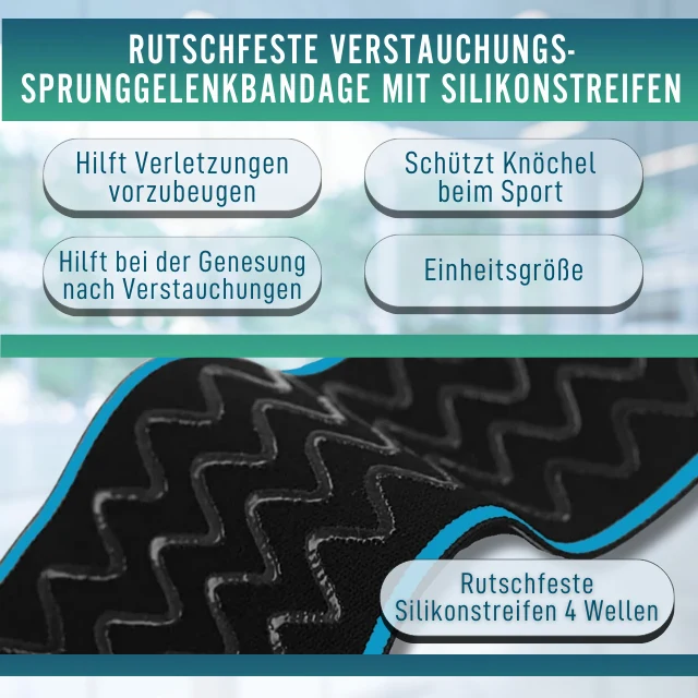 Verstellbare Sportknöchelstütze | Stabilisierung bei Verstauchungen und Tendinitis