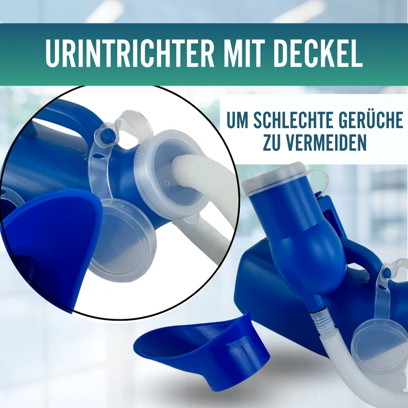 Tragbares Unisex Urinal 1200ml für Erwachsene und Kinder
