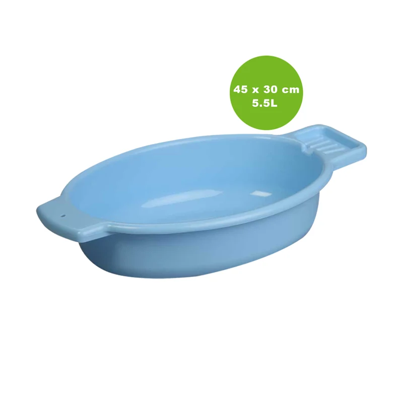 Behrend Waschschale, Seifenablage, oval, 5 Liter, 45x30x10cm, Farbwahl
