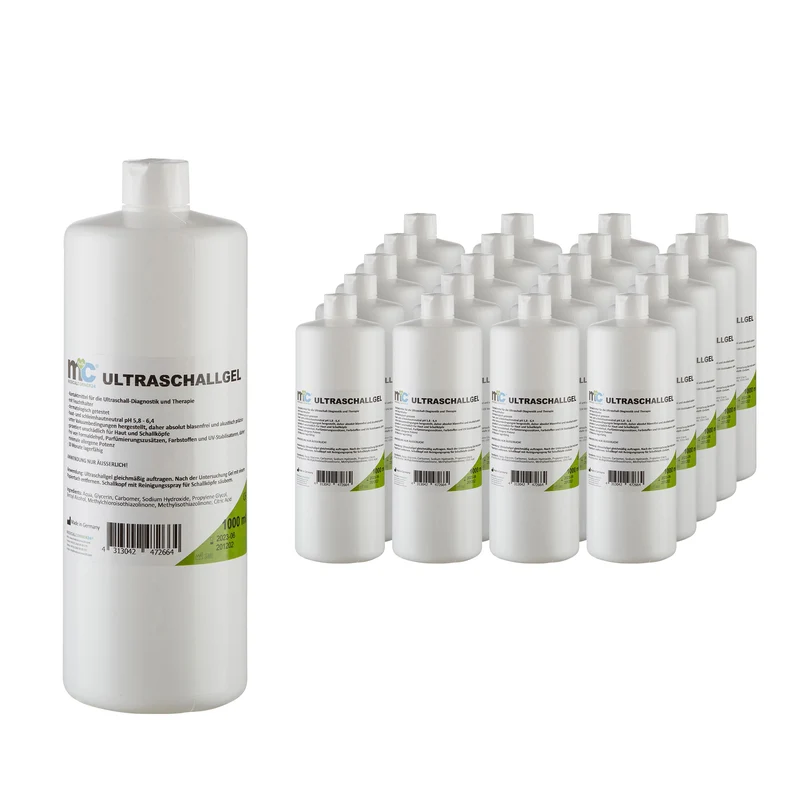 Ultraschallgel, Sonographiegel, Kontaktgel, Leitgel, Gel